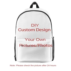 New Personal Customize Backpack Oxford Cloth With Print Logo Custom Your Pictures Shopping Bags DIY Bags