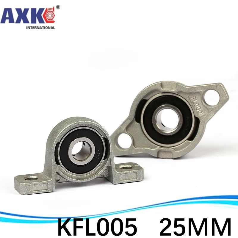 

25 mm caliber zinc-aluminum alloy bearing KFL005 flange bearing with pillow block wholesale free shipping