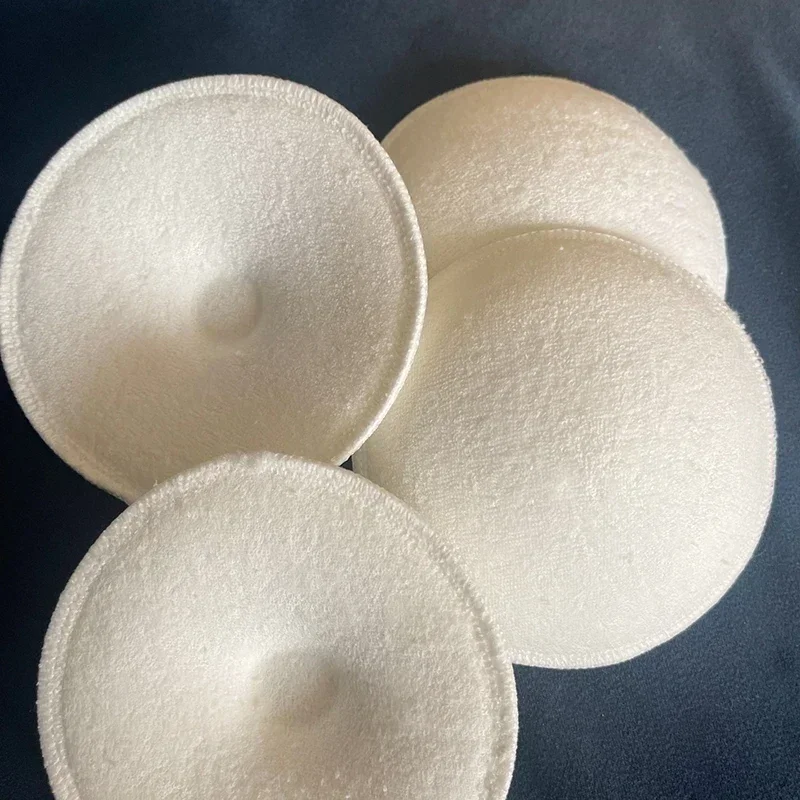 2/4Pcs Breast Pads Anti-overflow Maternity Nursing Pad เด็กให้นมบุตรล้างทําความสะอาดได้ Breathable Absorbency MOM ที่จําเป็น