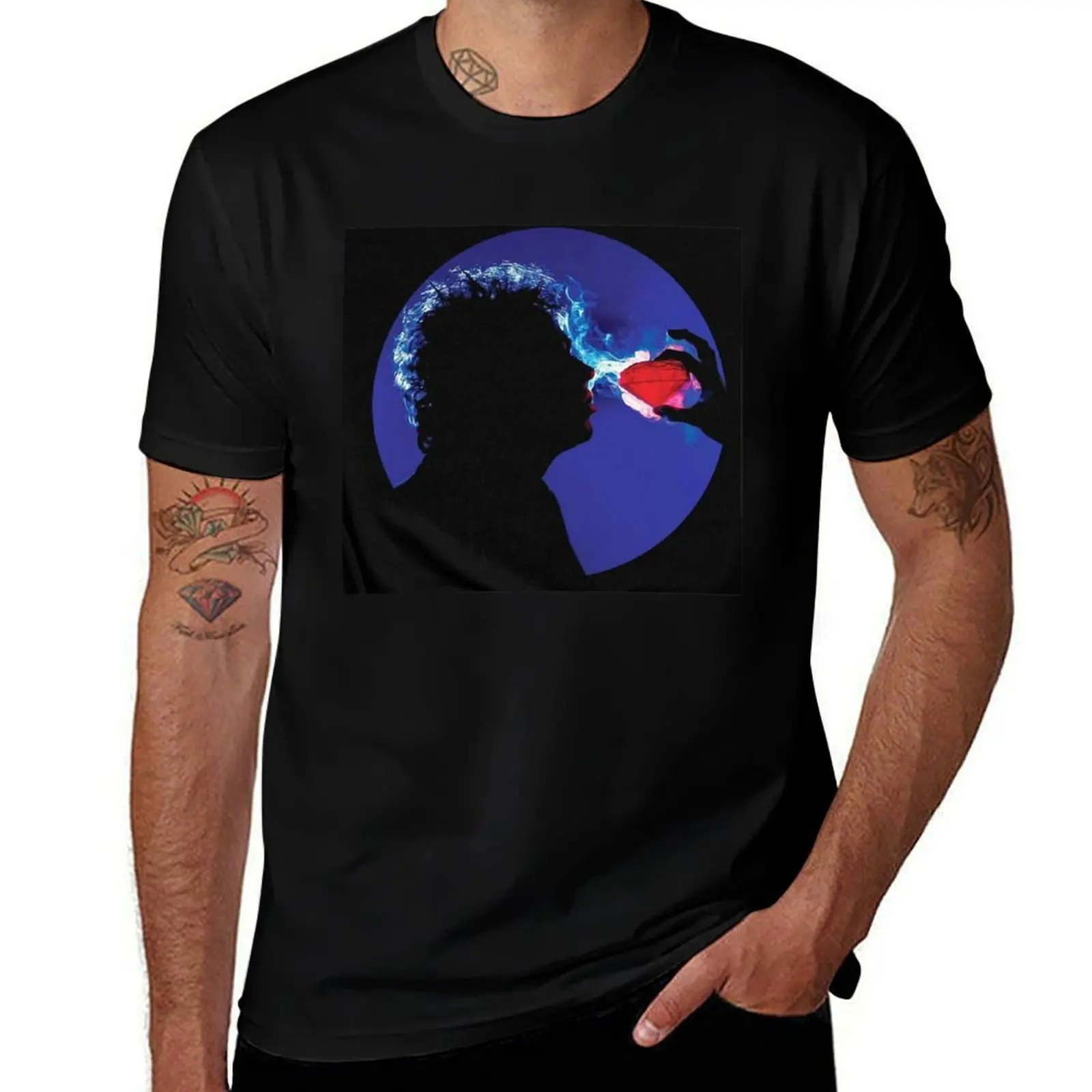 Camiseta Clásica Premium Unisex de Gustavo Cerati, Soda Stereo, Rock en Español, Bocanada, Casual, para Uso Diario, Manga Corta