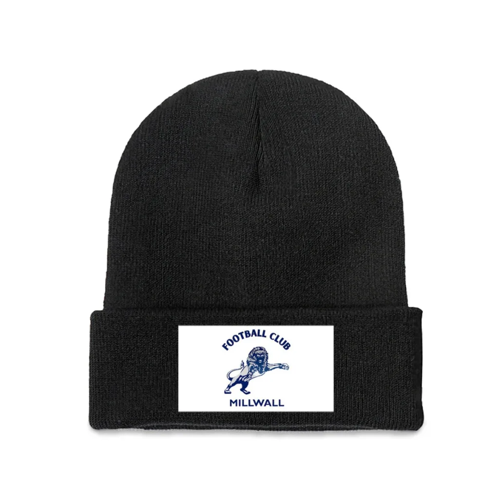 Millwall , millwall fc, millwall football club, Knitted Caps Women's Men's Beanie Winter Hat Polyester  Hip Hop Melon Cap