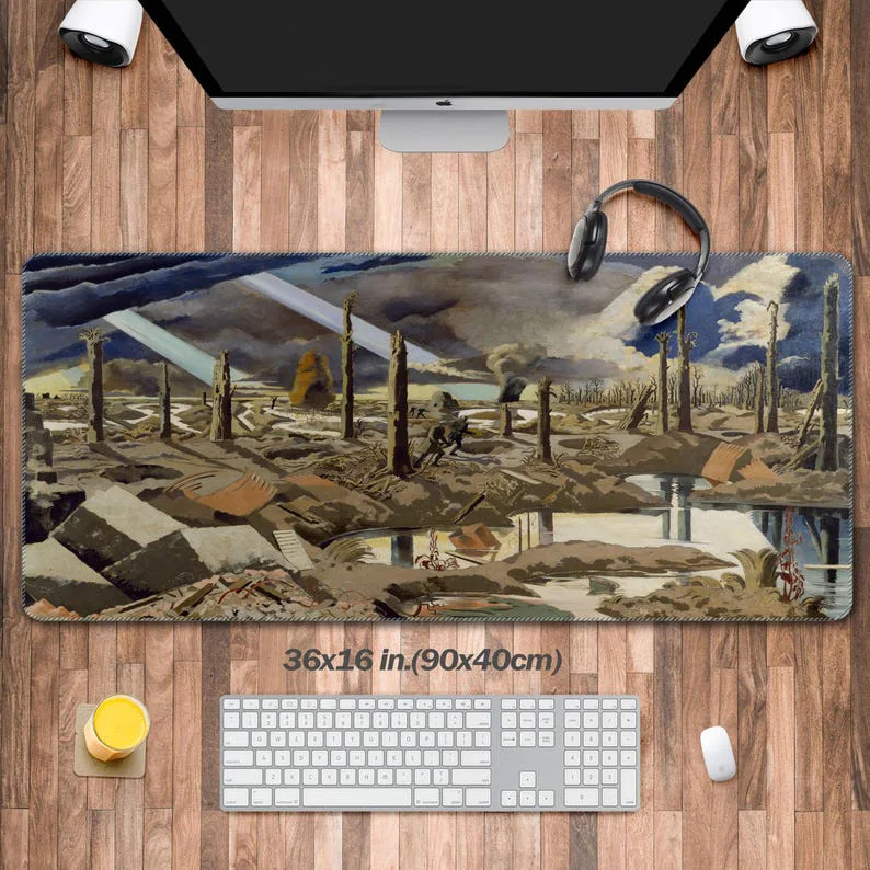 

Painting Mouse Pad Large,XXL Aesthetic Table Mat,modernist Modern Art Surrealist Home Office Décor,the Perfect Gift for Friends