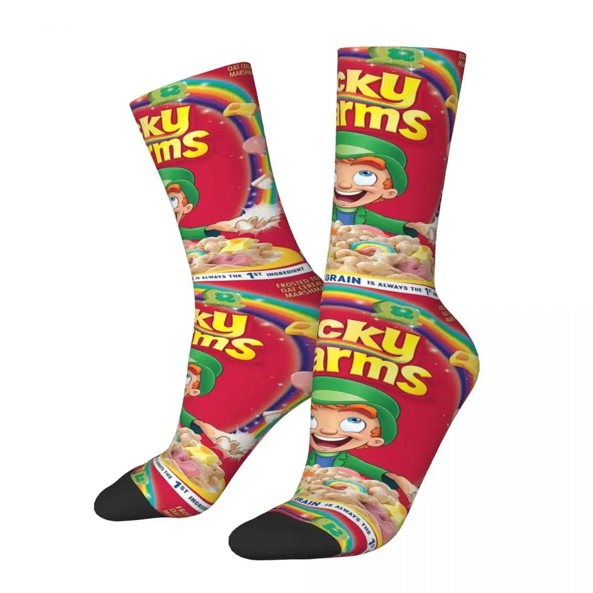 

Lucky Charms Socks Harajuku High Quality Stockings All Season Long Socks Accessories for Man's Woman's Birthday Present