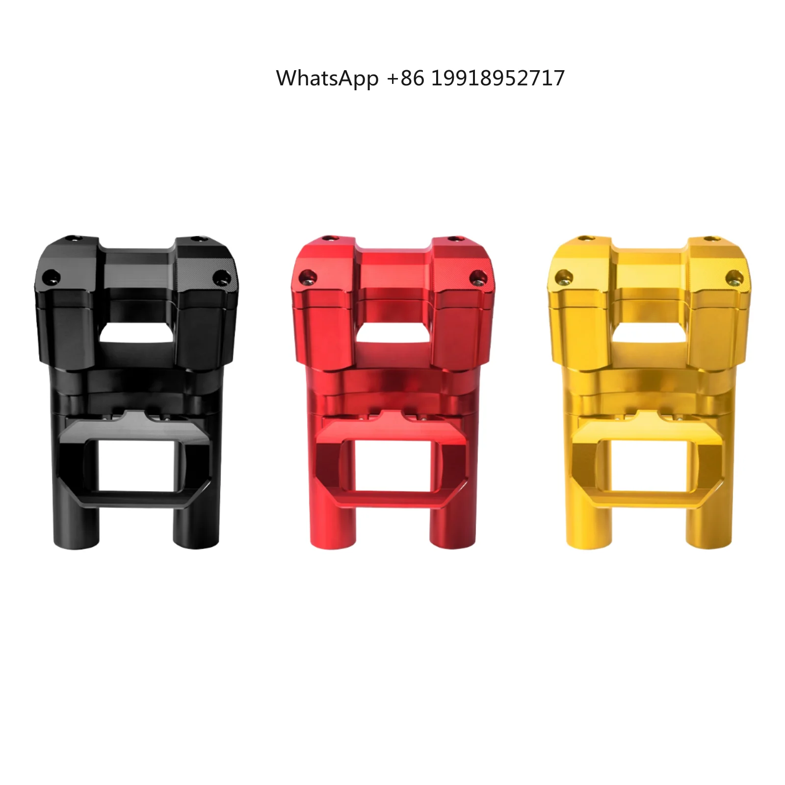 HCMOTORKU New 8'' Front Aluminum CNC Handlebar Riser Replacement Part Softail Lower Rider FXLRS Street Bob FXBB JJ1583