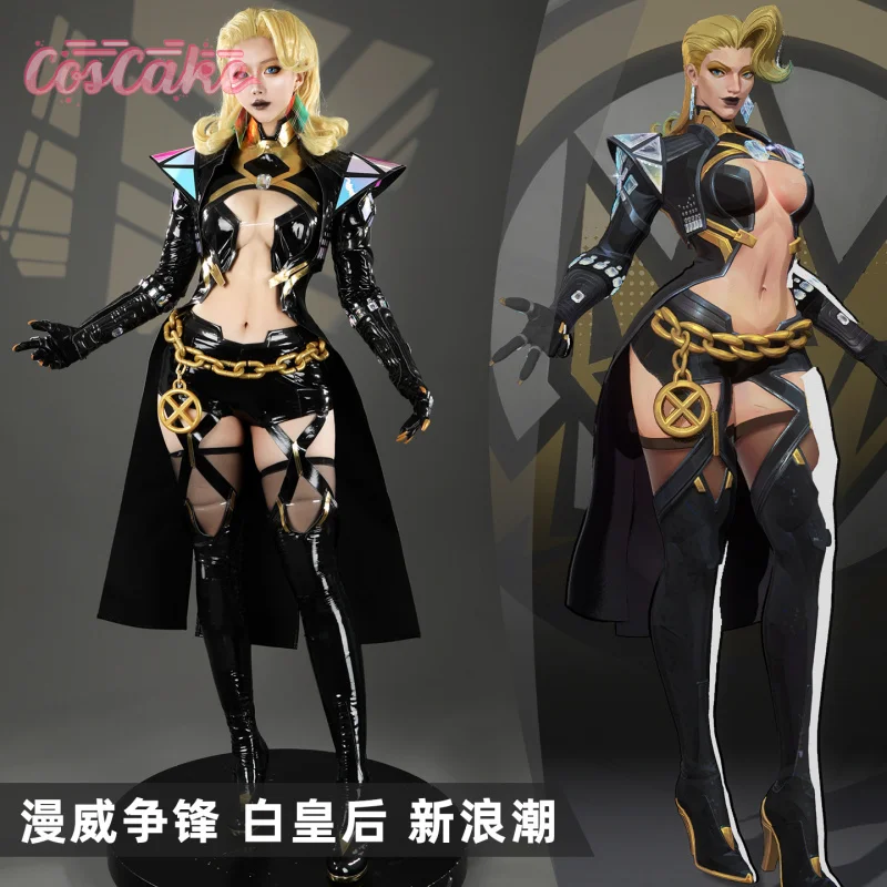 

White Queen EMMA FROST X-REVOLUTION Cosplay Costume Uniform Halloween Carnival Party Christmas Play Role Clothes Clothing