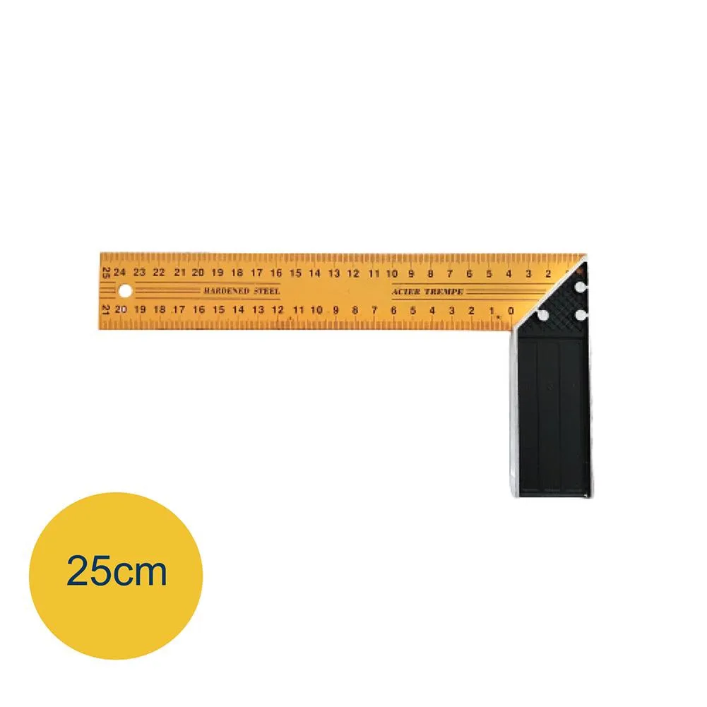 Angle Square Ruler Carpenter Stainless Steel Tool Woodworking 90 Degree Engineer L-Square Measure Ruler Durable