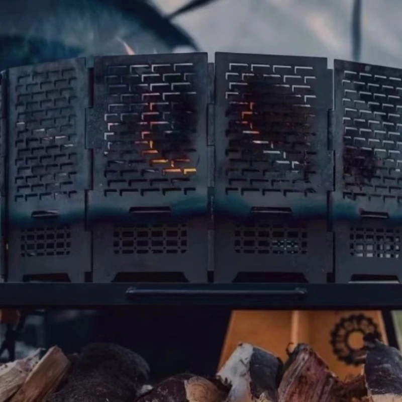 

Portable Outdoor Travel Lightweight Stoves Camping Carbon Steel Bonfire Stoves Tourism Charcoal Stove Accessories Equipment