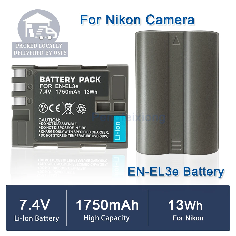 2Pcs En-El3E En El3…