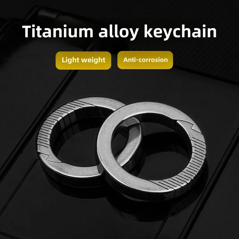 Satine titanium alloy key chain car key high-grade pendant applicable for Mercedes-Benz BMW Audi key chain Universal