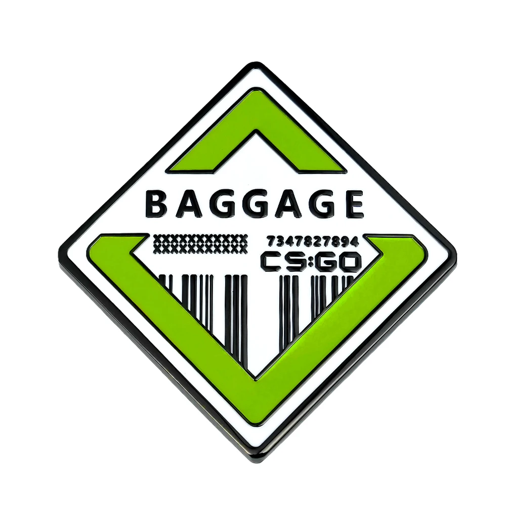 The Baggage Collection Enamel Pin CS:GO Badge Shooting Game Peripheral Brooch Gamer Fans Gift Collection