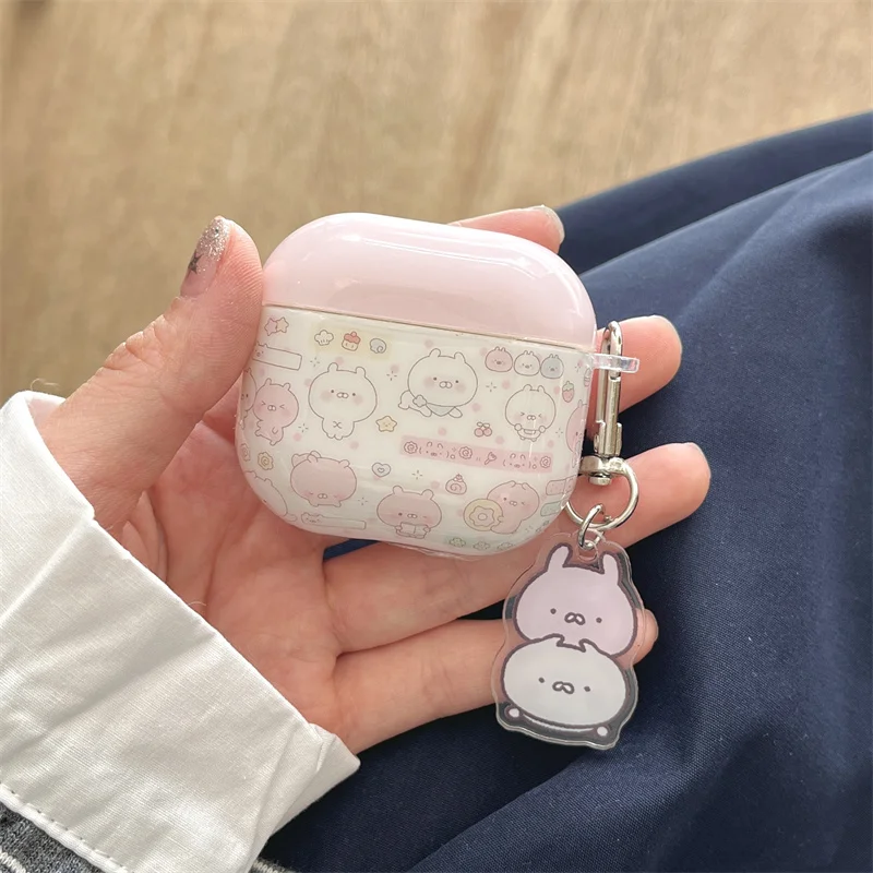 Korean Cute Rabbit Earphone Case For Apple Airpods Pro 3 4 2