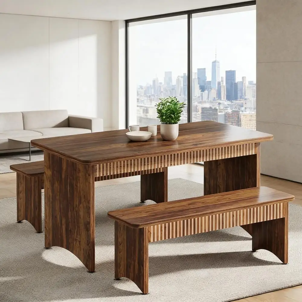 

Кухонный стол в стиле фермерского дома, обеденный стол из 3 предметов, компьютерный стол