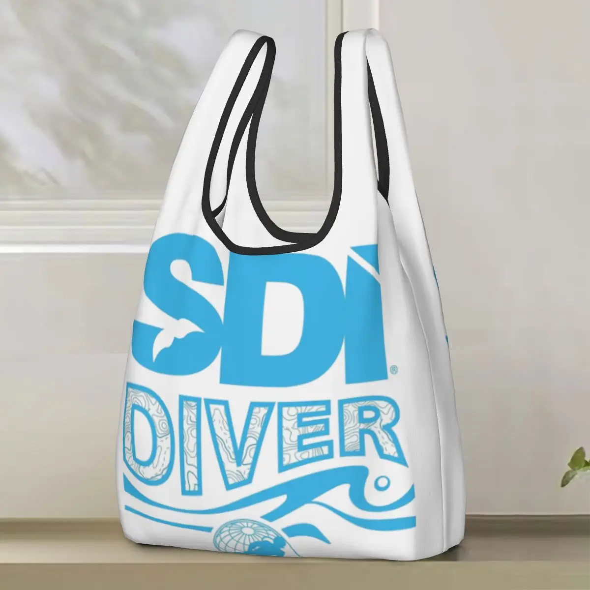 

Международная сумка для подводного плавания (SDI) Портативные сумки-тоут Многоразовая сумка-шоппер на плечо Сумка для продуктов