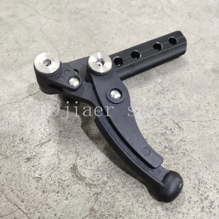 

Sports Wheelchair Scissor Brake - Imported High-Grade Horizontal Handbrake with Clip Block, Safe Tire-Friendly Black Brake