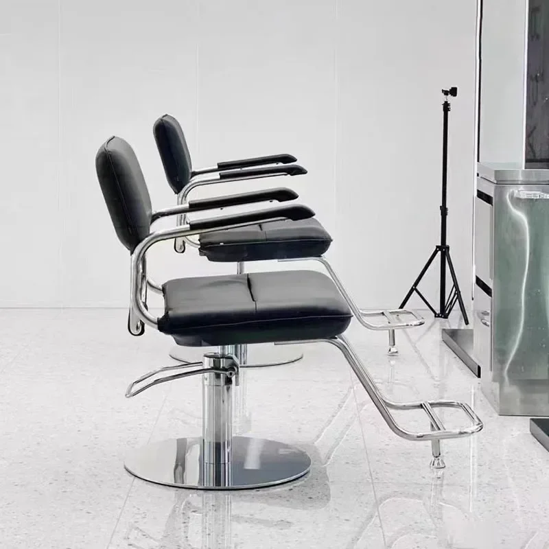 Nordic Comfort Barber Chair Dyeing Hair Rotate Unique Simplicity Barber Chair New Models European Barbearia Home Furniture