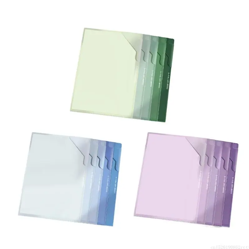 

D5BB File Sleeve Card Holders Clear Views Design For Business Essential