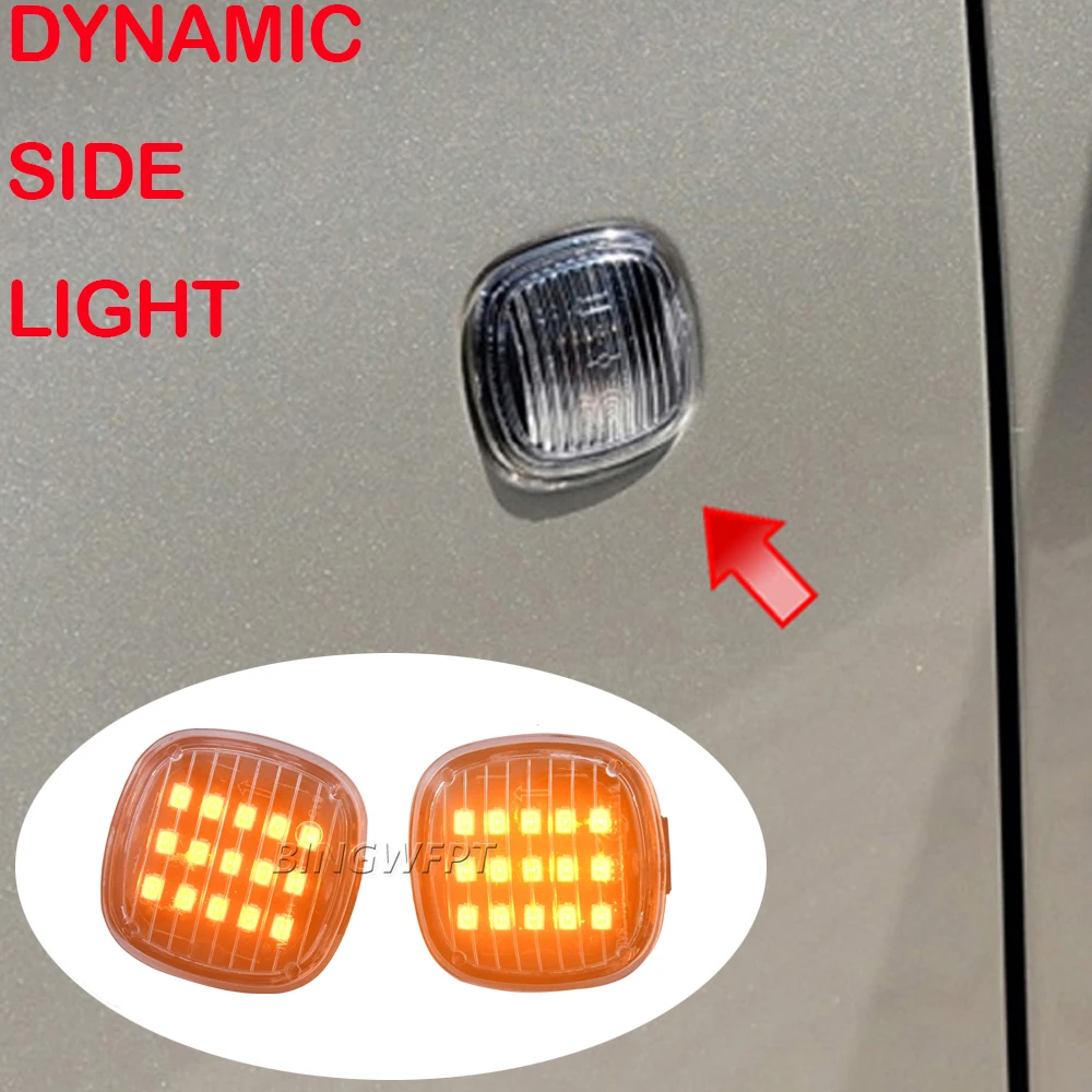 New Dynamic Flowing LED Turn Signal Side Marker Light Blinker Lamp For Skoda Fabia Octavia Roomster Rapid Audi A3 A4