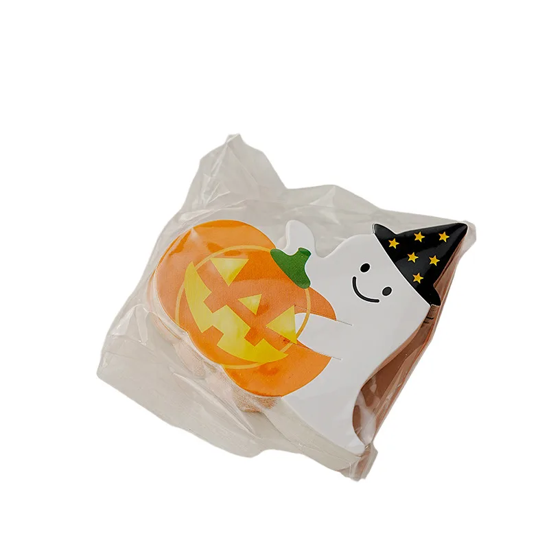 بطاقات ورقية مزخرفة للهالوين ، يقطين ، نمط شبح ، مصاصة ، تصنعها بنفسك ، 50 صولًا