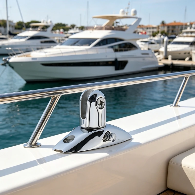 Premium Stainless Steel Marine Canopy Mounting Hardware Deck Hinge For Secure Bimini Top Setups On Boats
