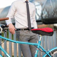 2pcs Bicycle Seat Cover 3D Breathable Saddle Protector Waterproof Rain Cushion Soft Sponge Bike Mountain Cycling Gear