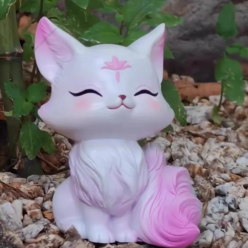 ​ ​ انمي ياباني Kawaii الثعلب مكتب صغير ديكور الإبداعية تحصيل المنزل حديقة غرفة نوم غرفة المعيشة العصرية هدية ديكور المنزل FYFM ​ ​