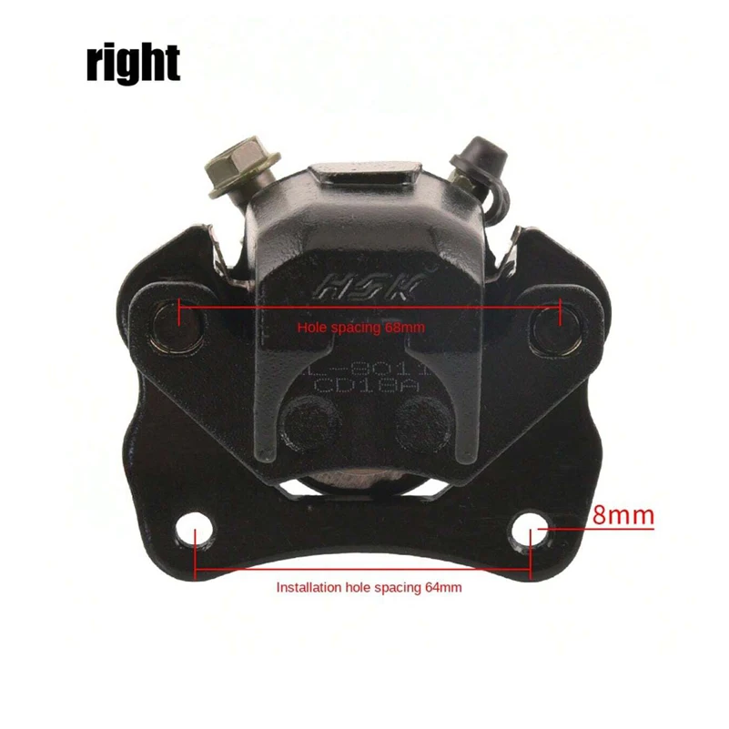 Pompa pinza freno ATV anteriore posteriore per Buggy Quad 50cc 110cc 150cc 200cc Cargo ATV Go kart