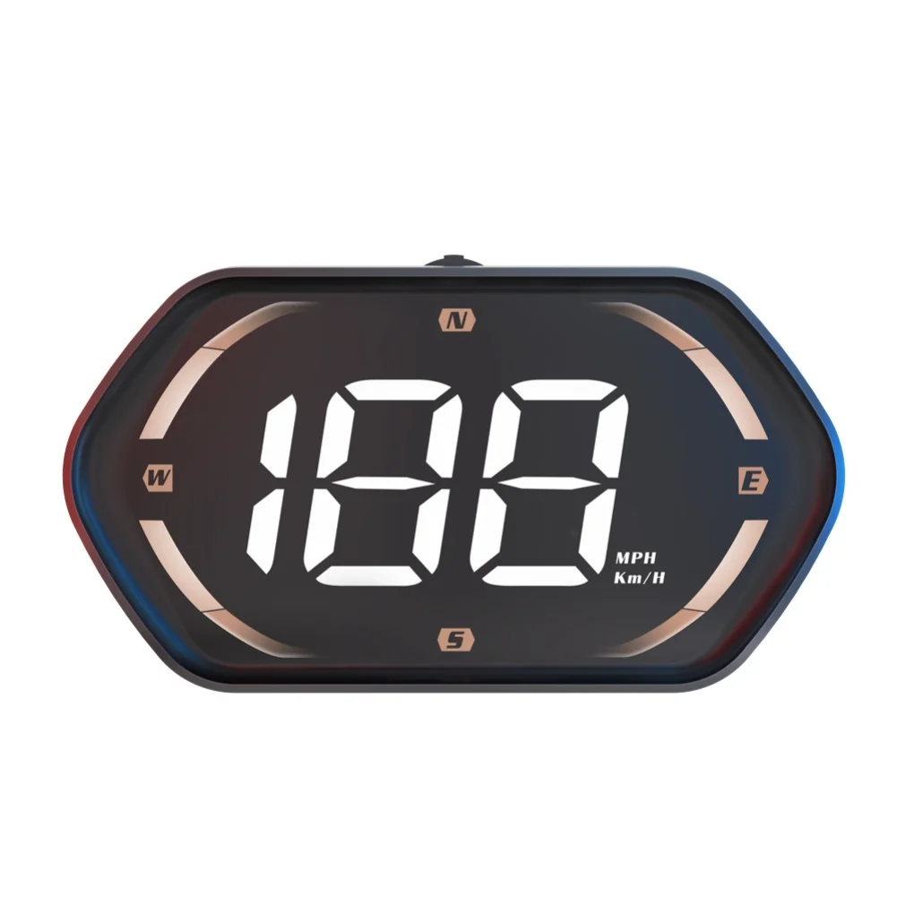 For Cars For Motorcycles GPS Speedometer Driving Safety 91*18*50mm Adaptive Brightness Adaptive Brightness Control
