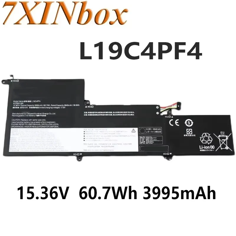 7XINbox L19C4PF4 L19M4PF4 L19D4PF4 15.36V  60.7Wh 3995mAh Laptop battery  for Lenovo YOGA 14s 14sARE S750-14