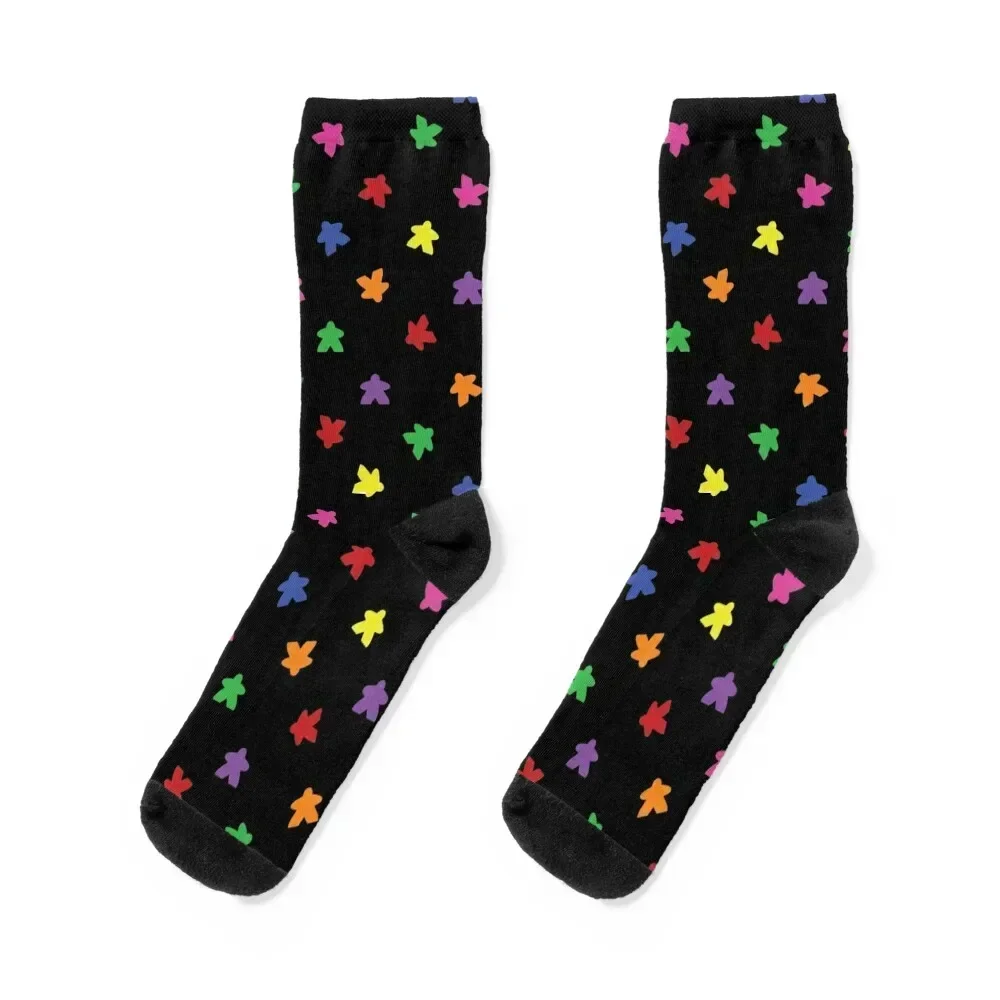 Meeples Everywhere Socks cotton Stockings happy winter Men Socks Women's