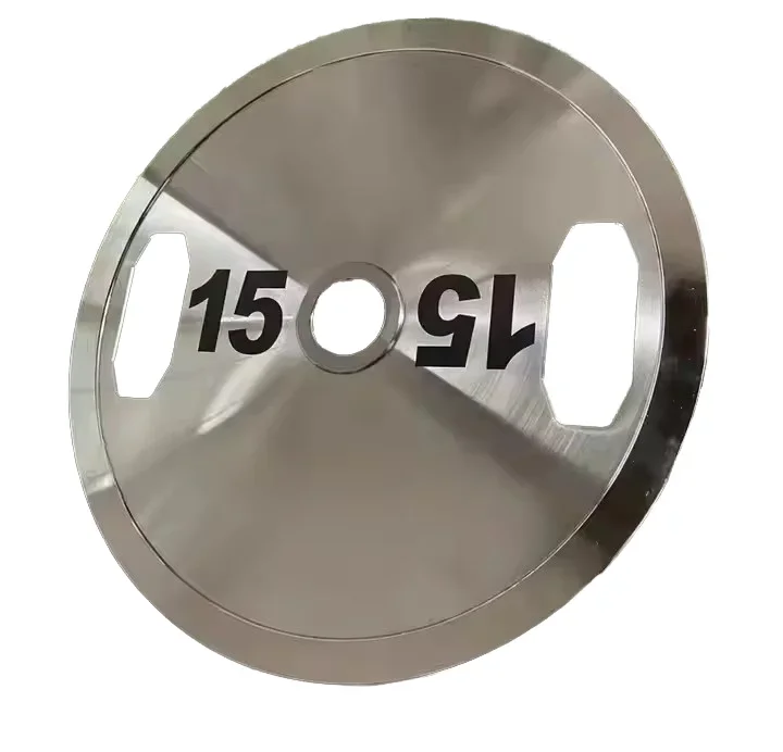 Mancuernas para gimnasio, pesas y pesas para pesas, logotipo personalizado, placa de hierro, discos de levantamiento de pesas, placas de acero de 10kg y 20kg