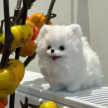 Ijzerdraad Pluche Pop Materiaal Set Naaien Handgemaakte Ambachten Pluche Dieren Materiaal Kit Puppy Pluizige Diy Pop Materiaal Tas Kids Cadeau