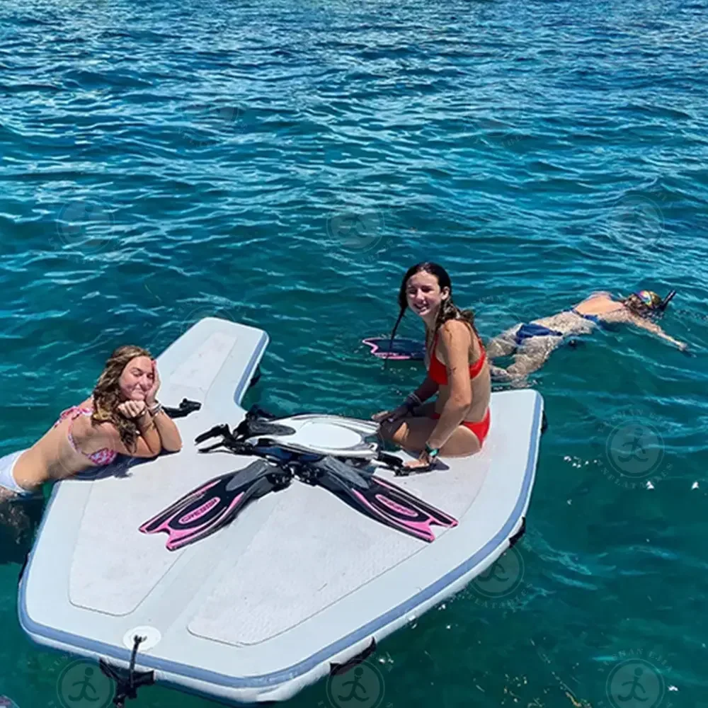 2026 Inflatable Floating Dock Platform Leisure Swim Mat Water Sport Equipment