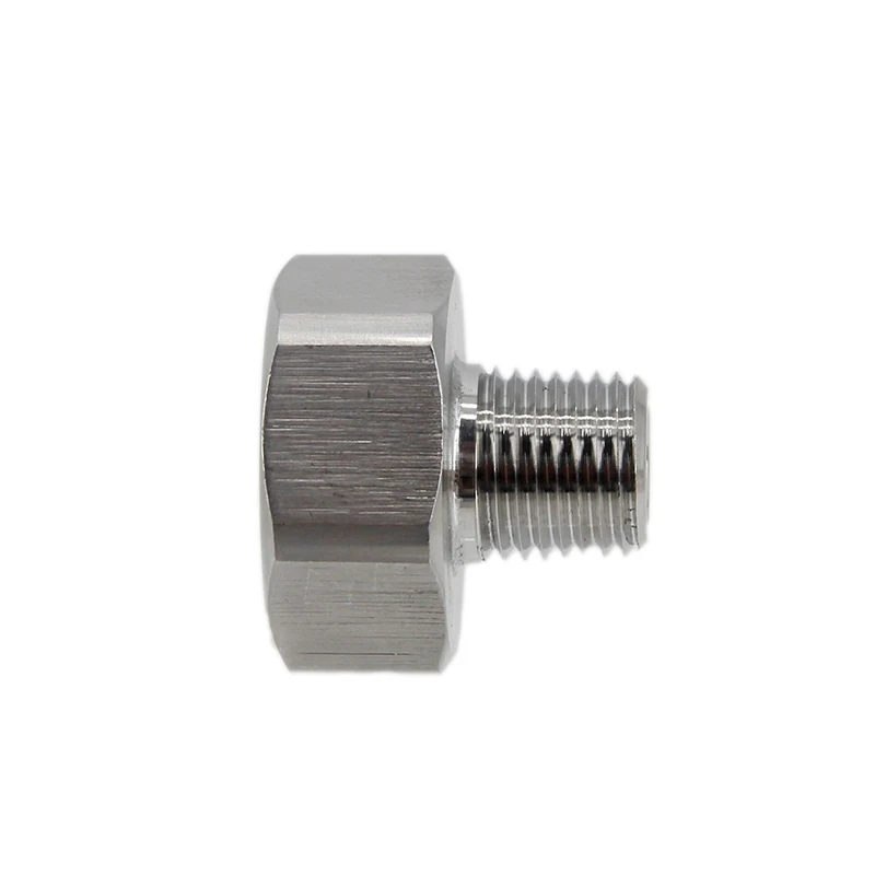 Stainless Stainless 5/8 Female To 1/4 Male Coupler with Silicone Washer Shank Adaptor Brand New