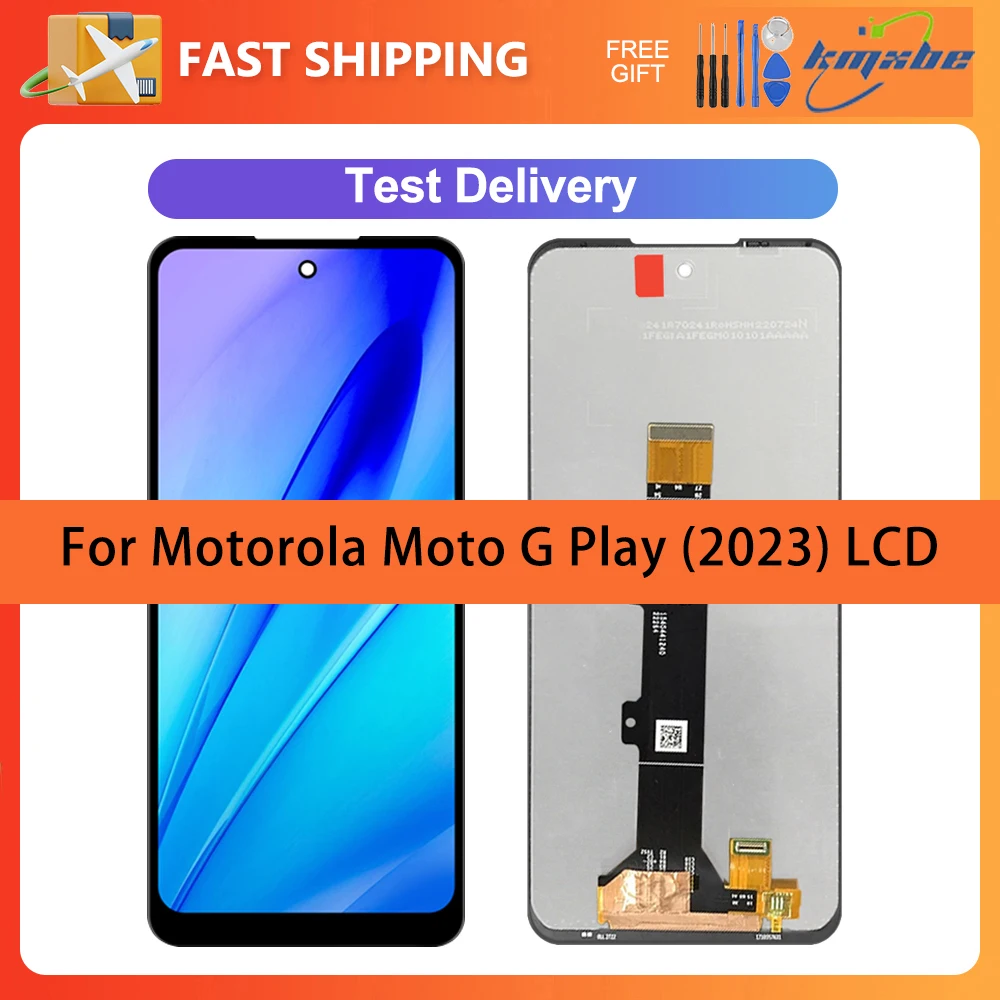 6,5 "ЖК-дисплей для Motorola Moto G Play (2023) XT2271-5 дисплей с сенсорным экраном и дигитайзером в сборе, замена для Moto G Play 2023 LCD