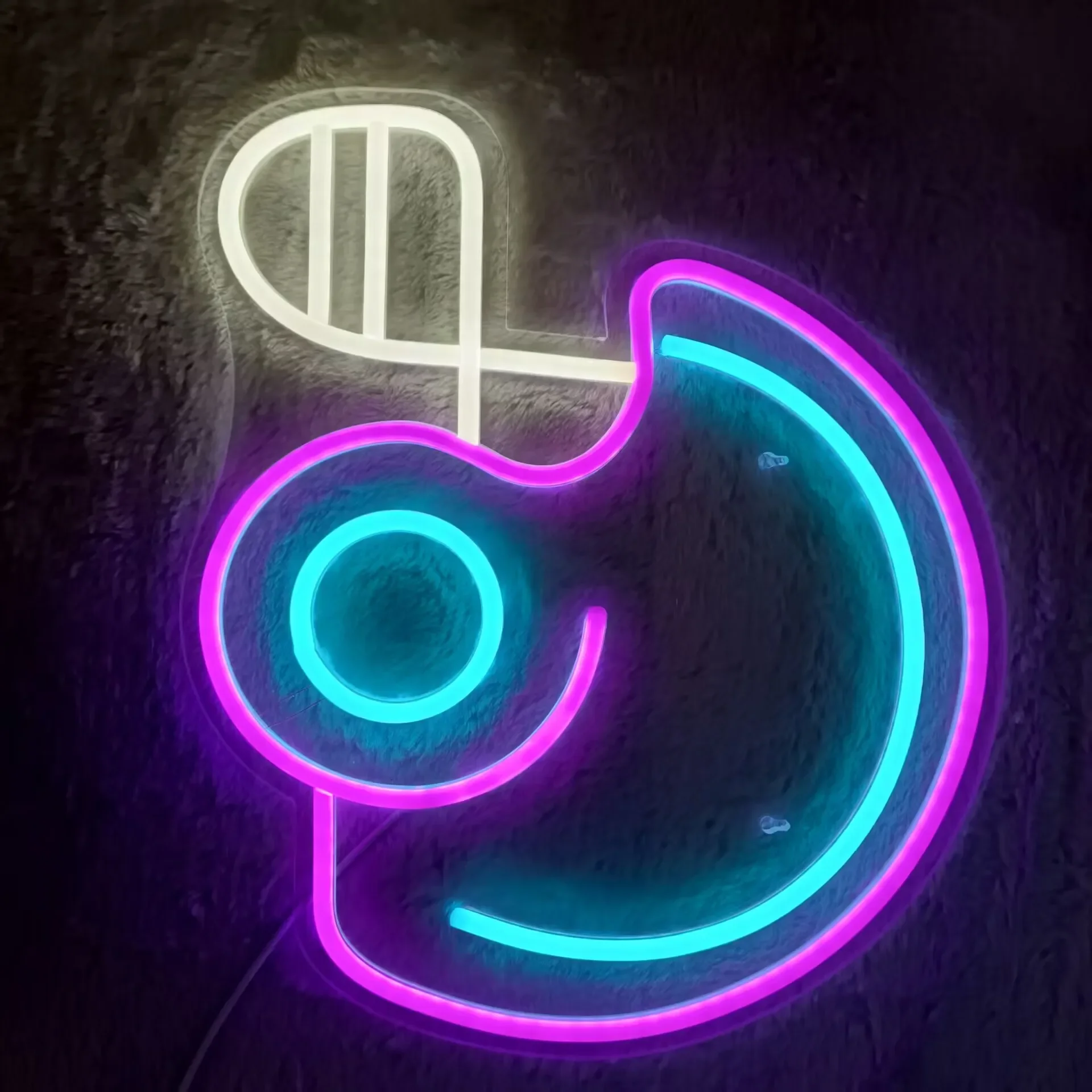 LED ضوء النيون قبعة النيون جدار ديكور لتناسب غرفة نوم حديقة رجل الكهف شريط المنزل ديكور الحفلات هدية لصديق USB بالطاقة #2