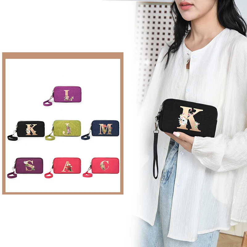 

Новая сумка для мобильного телефона с монограммой и принтом, унисекс, кошелек для монет, дорожная сумка, кошелек для мобильного телефона