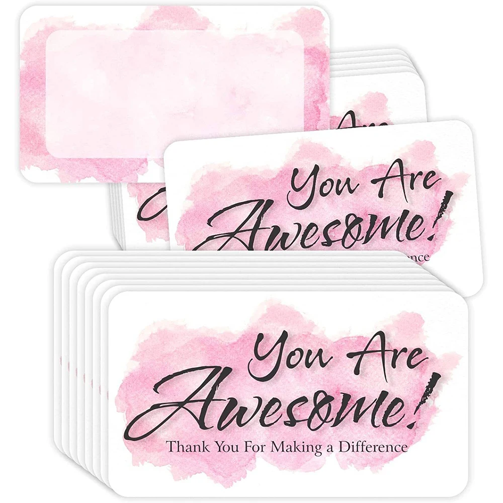 10-50pcs Colorful You Are Awesome Cards Thank You For Making A Difference Cards Thank You Note Cards Appreciation Greeting Cards