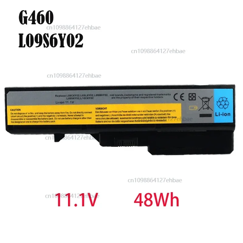 

L09L6Y02 G460 Аккумулятор, совместимый с ноутбуком IdeaPad G560 Z370 B570 B575 V470 G475 G565 L09M6Y02 L10C6Y02 B480 G560E