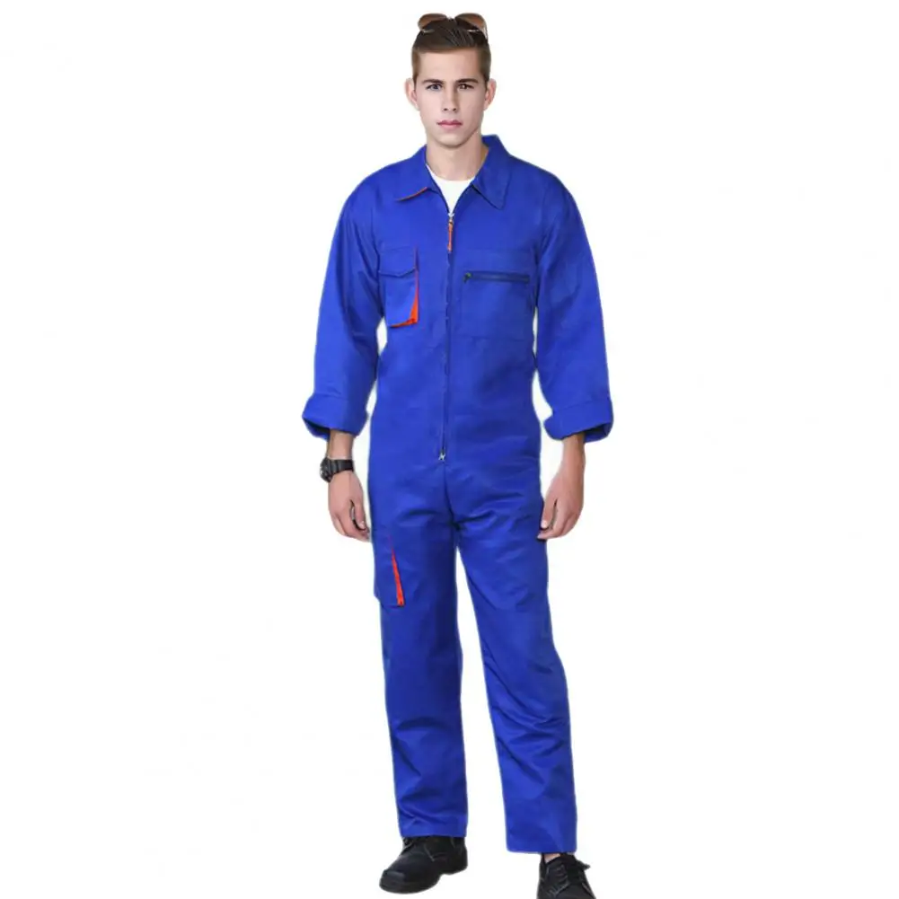 

Lightweight Breathable Workwear Stain-resistant Zipper Jumpsuit for Men Coveralls for Women Plus Size Work Uniform for Car