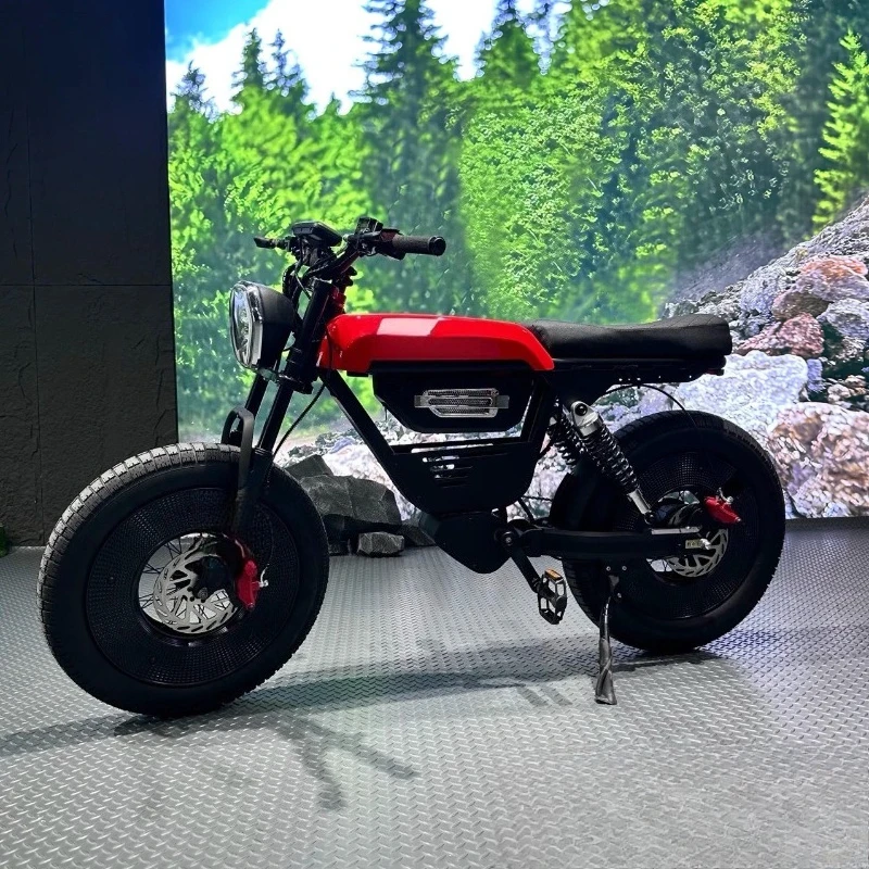 

Help anti-skid wide tire electric bicycle adult youth work scooter