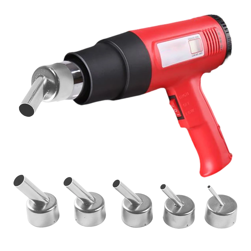 

4-1pcs Welding Nozzle for 858/858D Heat Gun 3-10mm Welding Nozzle Tip 45 Degree Curved Angle Welding Nozzle Gas Soldering Iron