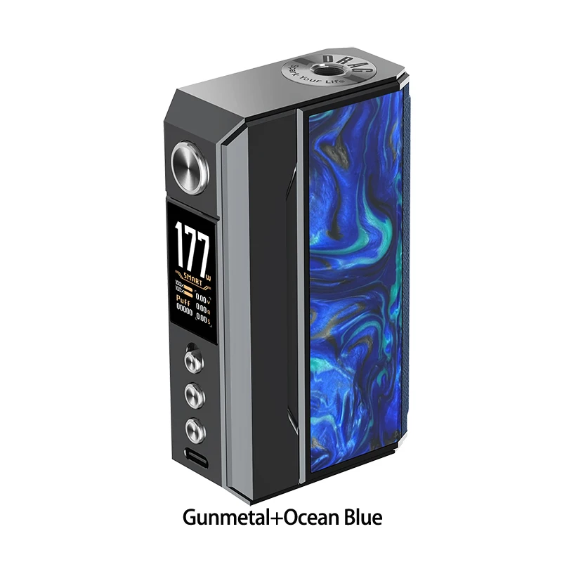 Original VOOPOO Drag 4 Mod 177W TC Box Mod Support Dual 18650 Battery for UFORCE-L Tank Type-C DIY Vaporizer E Cigarette