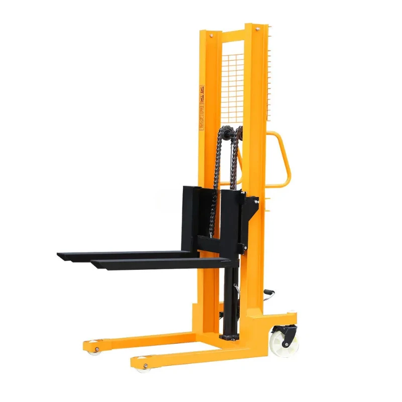 New manual hydraulic stacker lift forklift 3 tons 2 tons 1 ton full half electric handling hand push small