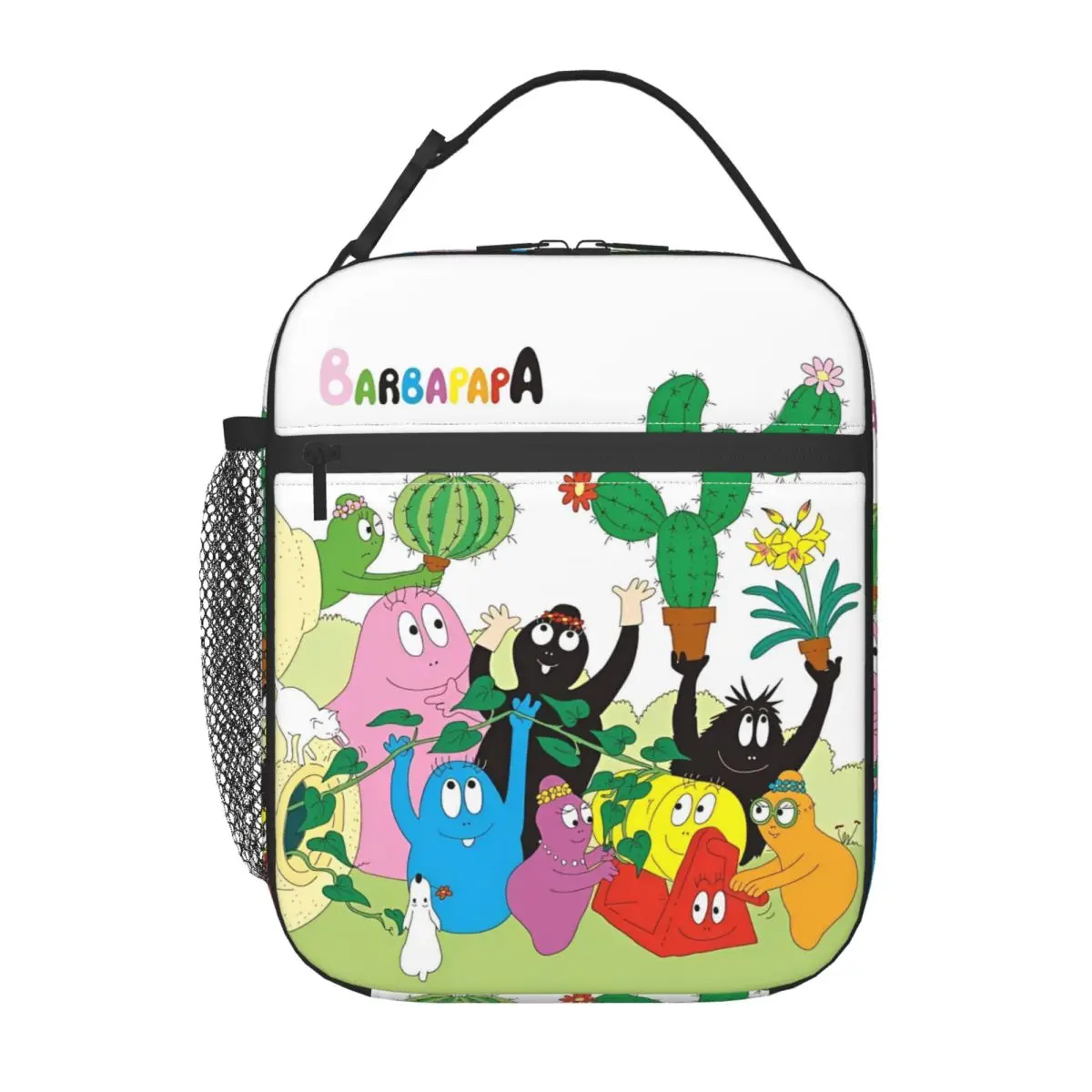 

Семейная изолированная сумка для обеда в стиле аниме Barbapapa, большой контейнер для обеда с героями мультфильмов, термосумка, сумка-тоут, ланч-бокс, пляжная уличная мужская и женская сумка
