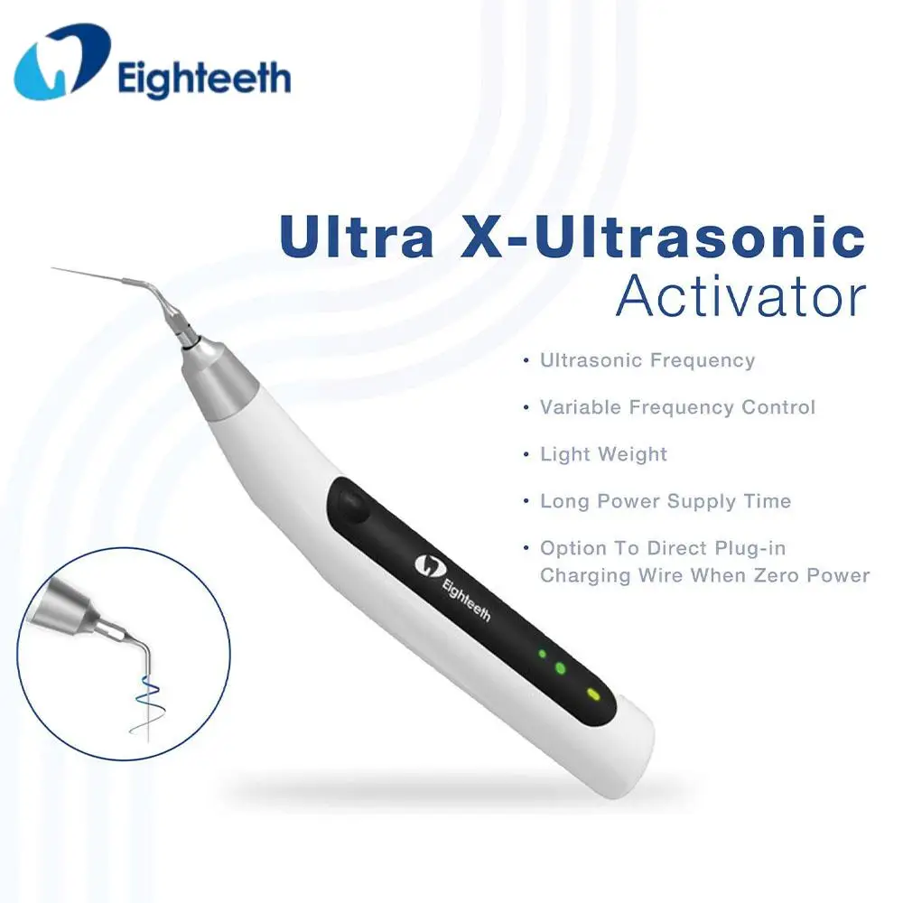 Dental Cordless LED Ultrasonic Activator Wireless Endo Ultra Activator For Endodontic Root Canal Irrigation Dentistry Tools