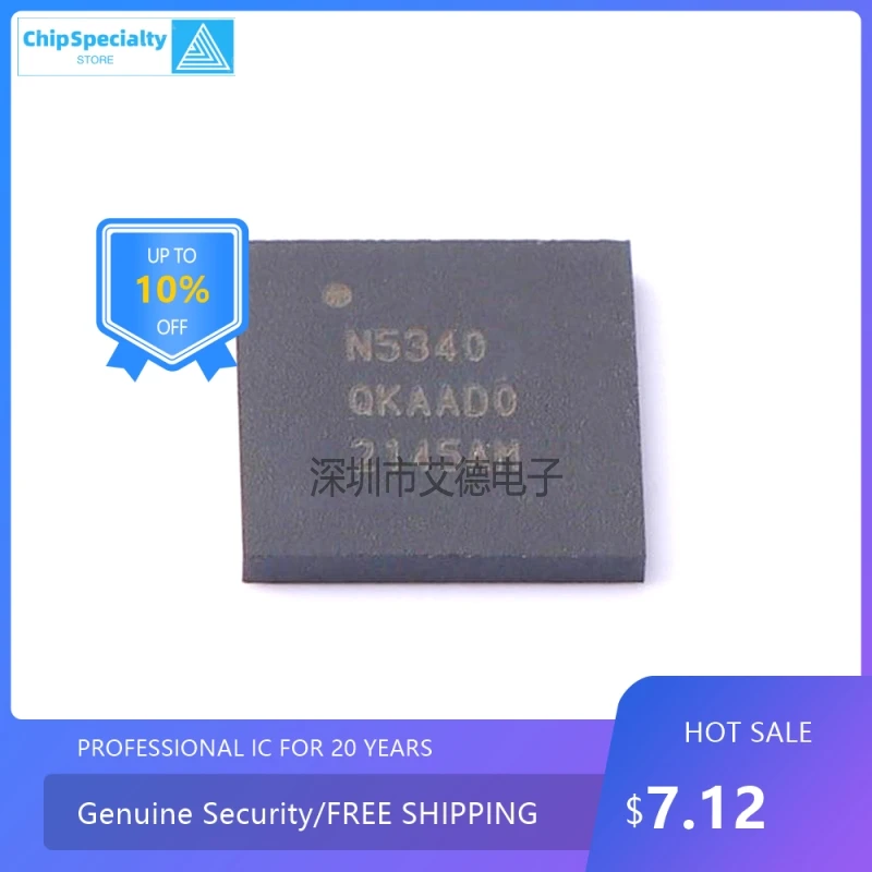 Original authentic NRF5340-QKAA-R NRF5340 package QFN-94 wireless transceiver IC chip