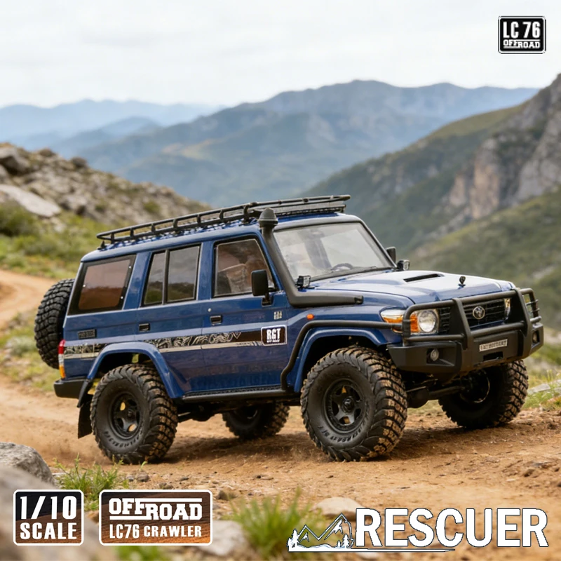 RGT EX86190 RESCUER LC76 1:10 RC Car With Two-Speed With Differential Lock Simulation Off Road Crawler Vehicle Adult Toys 2026