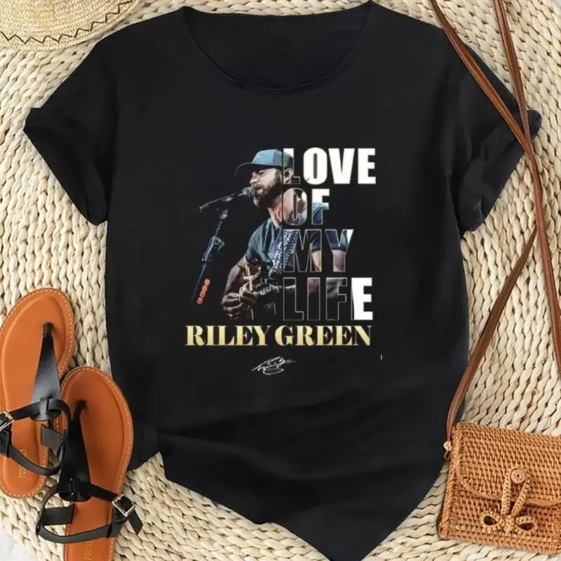 90S Vintage Riley Green Country Music T Shirt 2025 Tour Fan Merch Signature