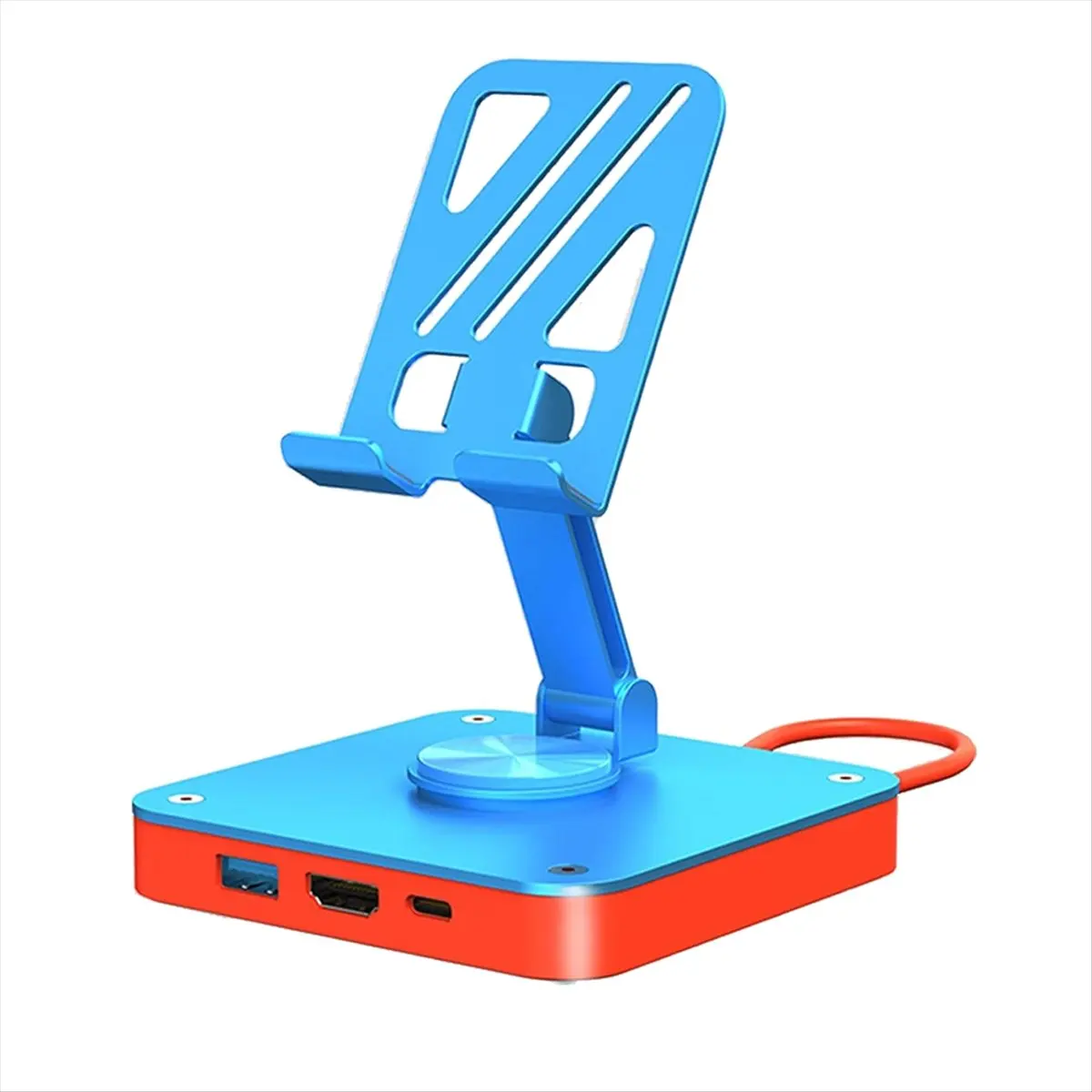 Special Offer- Adjustable Stand USB-C Hub USB 2.0 PD 100W Charging Ports Folding Rotating Docking Station for