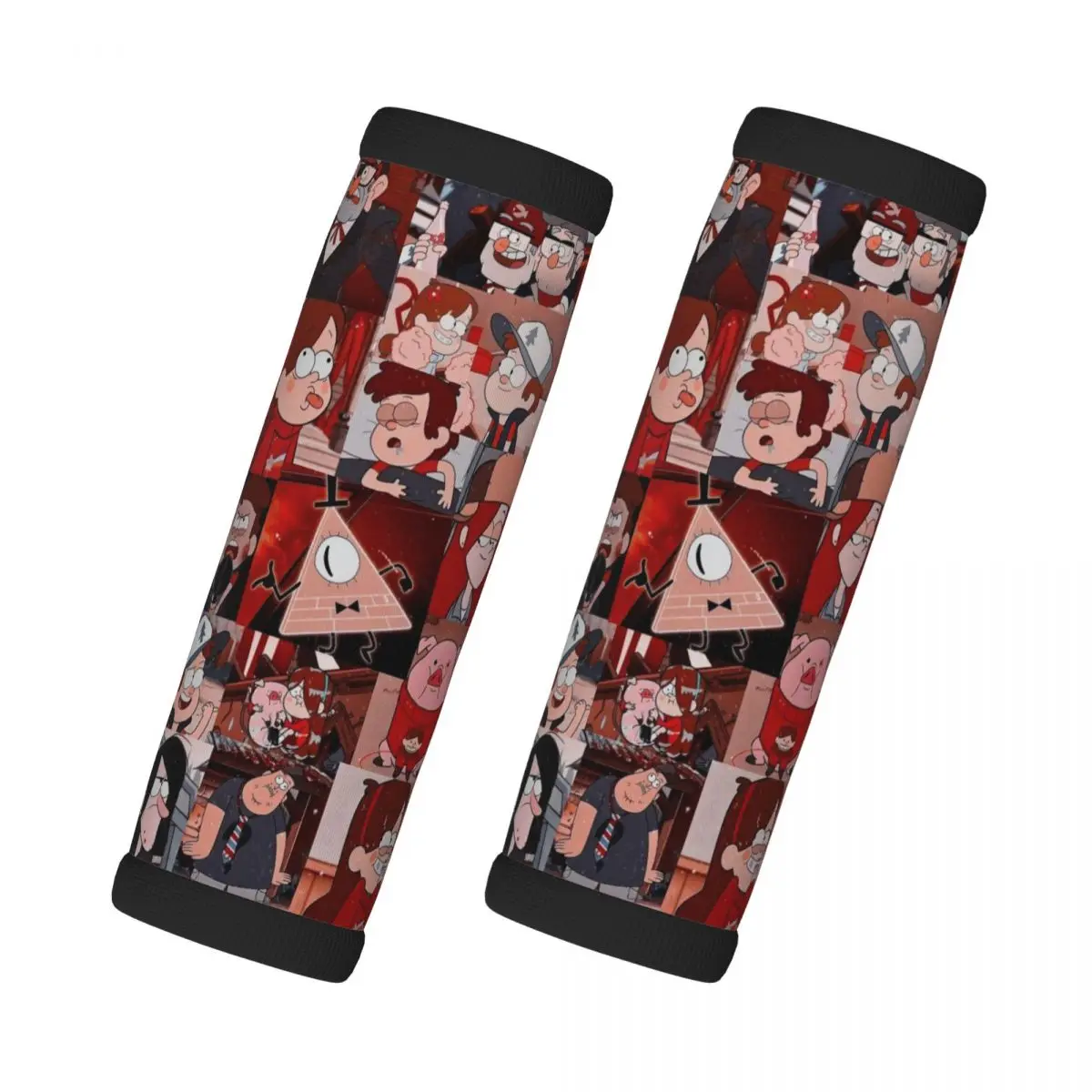 

Custom Gravity Falls Character Luggage Handle Wrap Suitcase Identifier 2 Pack For Door Handle